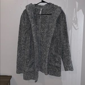 Gray Aeropostale fuzzy jacket